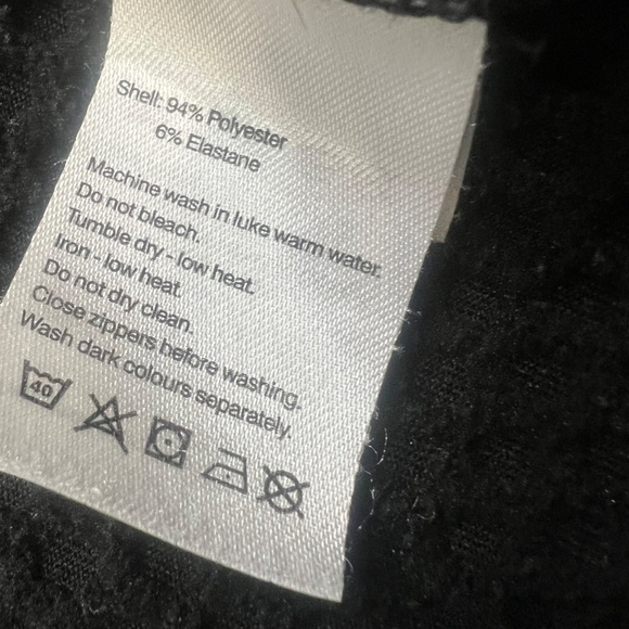 Helly Hansen Stormfleece Lightweight Full-Zip Mock Neck Jacket Sz S Black - Picture 10 of 12